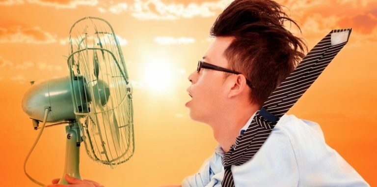 Air_Conditioning_heat_wave_coming_business_man_holding_a_electric_fan_Heat_Wave_Heat_Temperature_Sweat_Summer_Electric_Fan